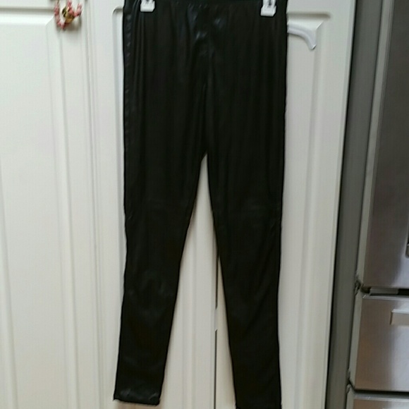 Divided Pants - Divided Faux Leather Leggings. SIZE 10
